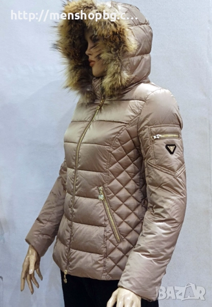 Дамско яке с естествен пух код 16 - 2, снимка 1