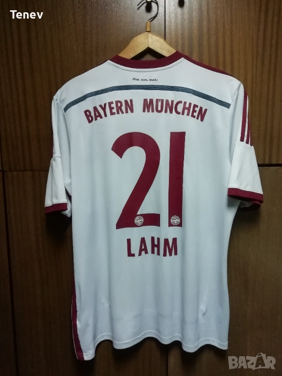 Bayern Munich Lahm Away 2014 2015 Adidas XL оригинална тениска фланелка екип Байерн Мюнхен Лаам , снимка 1