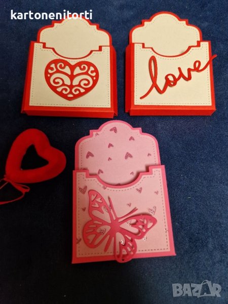 Кутийки за бонбони Мерси Свети Валентин 8-ми март, снимка 1