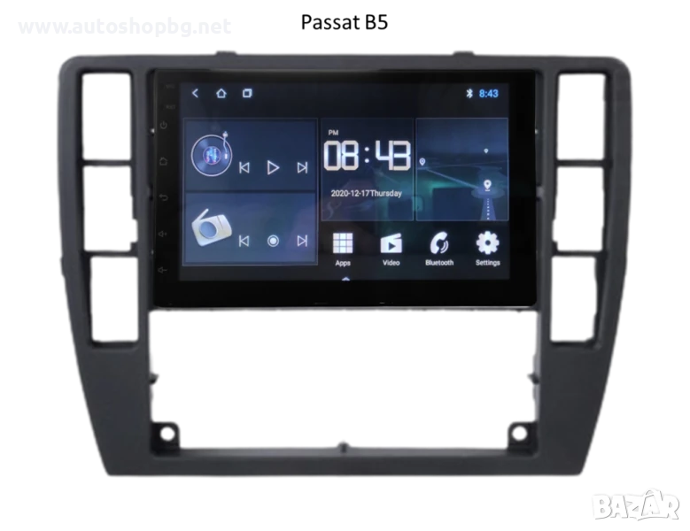 9"Андроид медия за ФОЛКСВАГЕН ПАСАТ Б5/Б5.5 VW PASSAT B5/B5.5, снимка 1