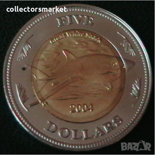 5 долара 2004, Кокосови острови, снимка 1