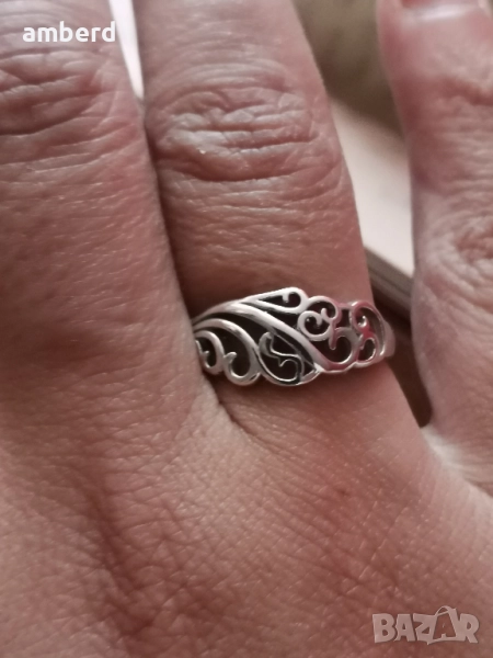 Сребърен пръстен модел R103, снимка 1