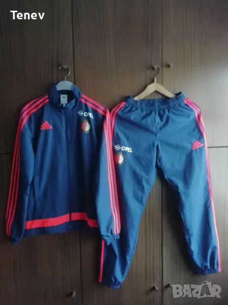 Feyenoord Adidas оригинален анцуг комплект горнище и долнище Фейеноорд размер S, снимка 1