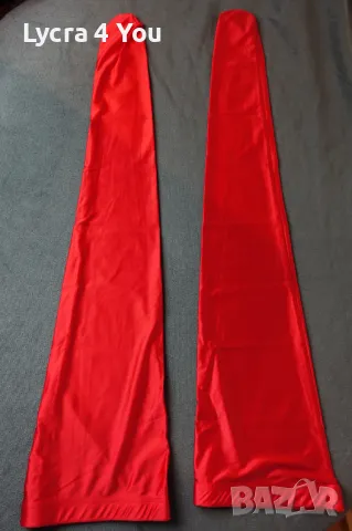 M/L червени чорапи 80 ден плътност от ликра и сатен, снимка 3 - Бельо - 47625024