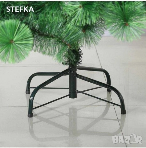 Елха естествено зелена с шишарки, снимка 4 - Декорация за дома - 52807479