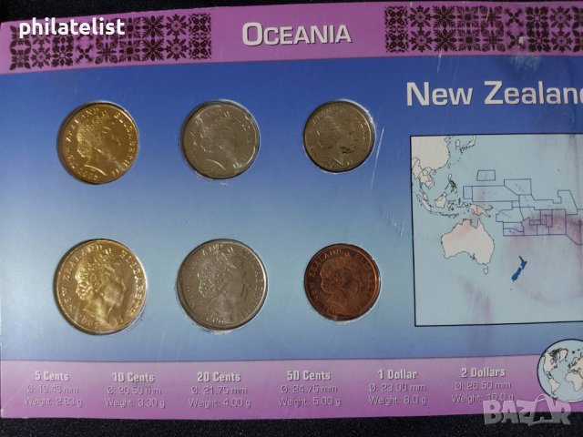 Комплектен сет - Нова Зеландия 2004-2006 , 6 монети, снимка 2 - Нумизматика и бонистика - 44500248