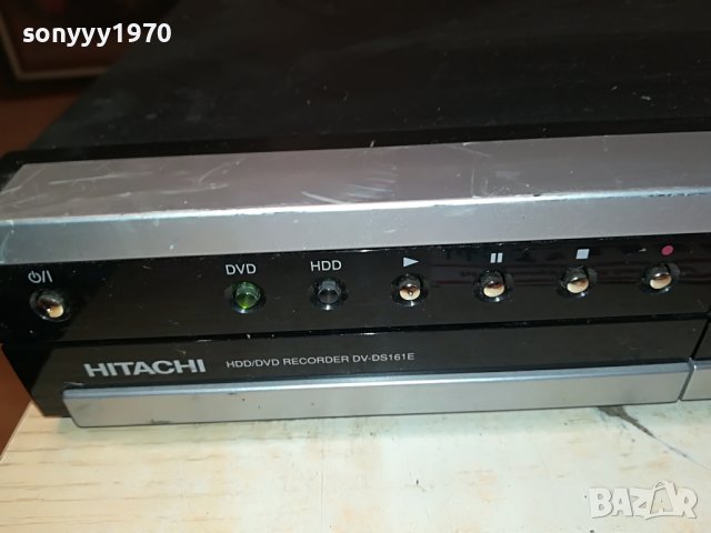 HITACHI HDD/DVD RECORDER 1708221146, снимка 14 - Плейъри, домашно кино, прожектори - 37718480