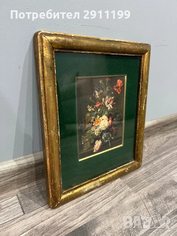 Антикварна картина, 2 бр., снимка 4 - Картини - 54303852
