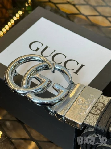 колани от естествена кожа в кутия gucci , снимка 3 - Колани - 50731655