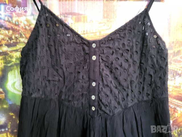 Черна рокля Amisu, снимка 2 - Рокли - 38882597