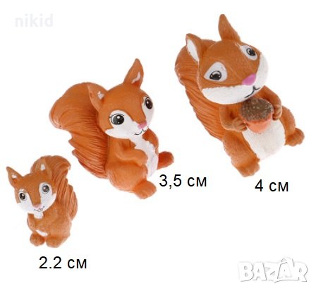 3 бр Катерички Катерица пластмасови малки фигурки играчки украса за торта игра фигурка, снимка 2 - Фигурки - 30329055