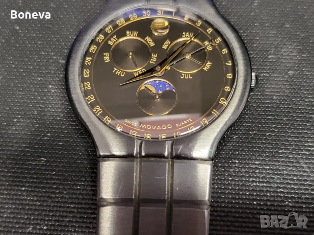 MOVADO 84-84-865 A PVD Moon Phase Triple Calendar 700лв, снимка 3 - Мъжки - 49048656