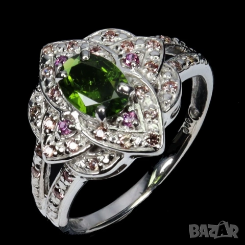 Сребърни пръстени с различни камъни, разгледайте ги всичките, снимка 10 - Пръстени - 52919950