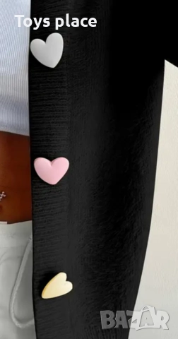 Нова XL мека жилетка с интересни копчета, снимка 4 - Жилетки - 52386143