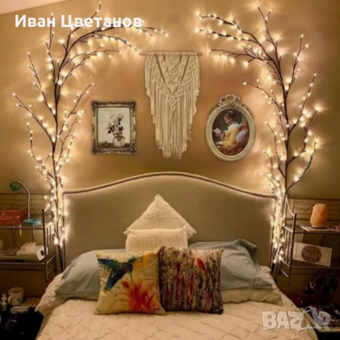 Стенна LED декорация с дистанционно - превърни всяка стена в произведение на изкуството