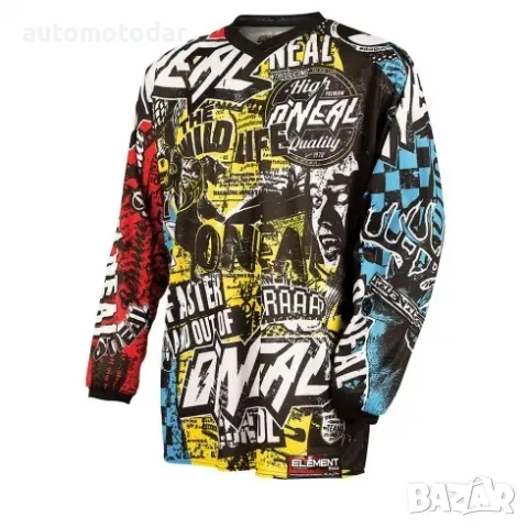 Детска мотокрос блуза O'NEAL ELEMENT WILD MULTI, снимка 1