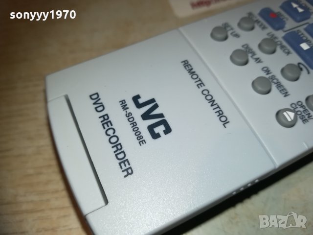 jvc rm-sdr008e dvd recorder remote 0403211936, снимка 2 - Дистанционни - 32042001