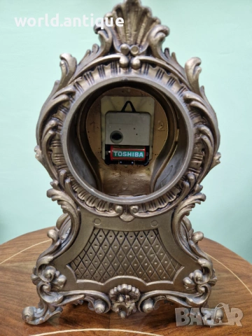 Прекрасен антикварен настолен каминен часовник , снимка 8 - Антикварни и старинни предмети - 53214260