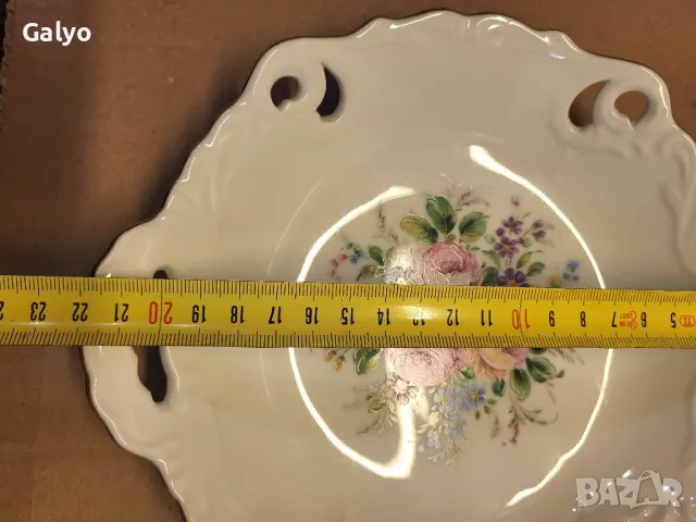 Антични, Порцеланови красиви чинии Decor Belle Rose Marco Polo , снимка 9 - Антикварни и старинни предмети - 50354682