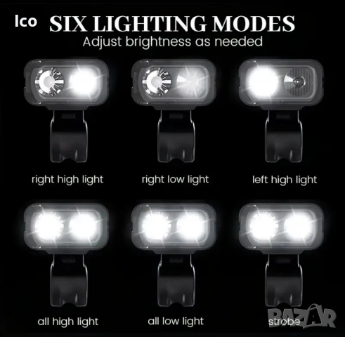 Силен фар за велосипед 1200lm с usb, снимка 2 - Аксесоари за велосипеди - 54337730