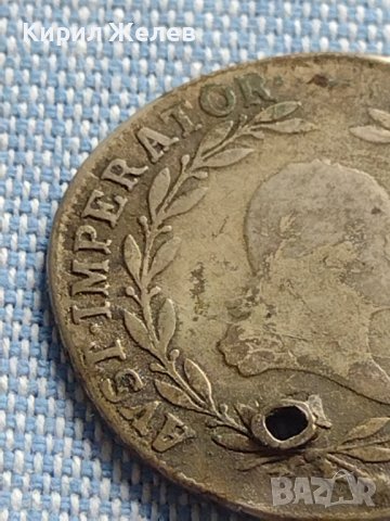Сребърна монета 20 кройцера 1810г. Франц първи Виена Австрийска империя 13686, снимка 3 - Нумизматика и бонистика - 42888445