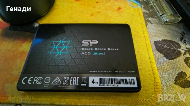 Silicon Power A55 4TB SSD 2.5 на 150 дни работа 100% HEALTH 