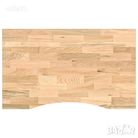 vidaXL Работна маса, 100x60x81,5 см, масивна дървесина дъб, снимка 8 - Работни маси и бюра - 56147004
