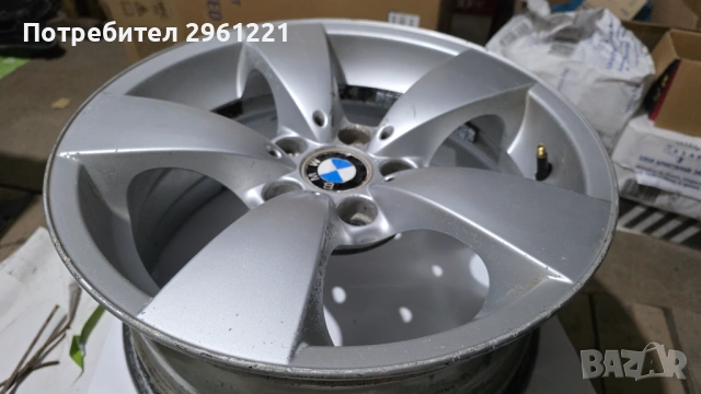 Продавам 2бр джанти 17 цола 5х120 за БМВ Е60 стил 138, снимка 4 - Гуми и джанти - 54204575