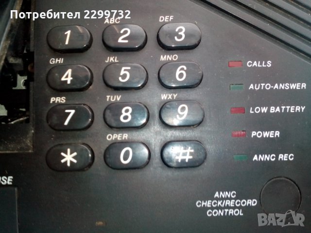 Телефон със секретар, снимка 3 - Стационарни телефони и факсове - 34503209