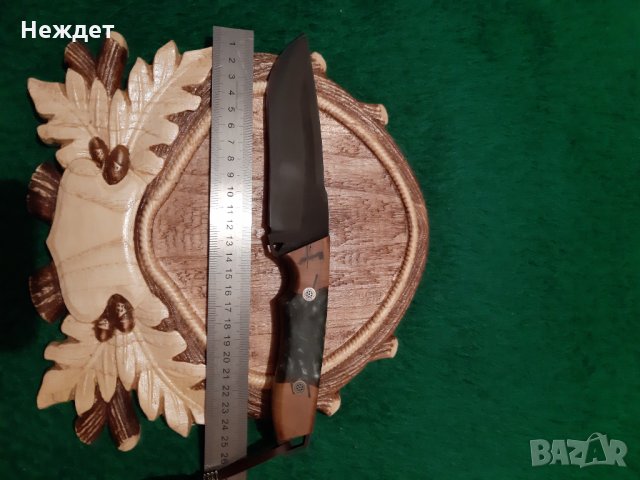 Ловен нож от стомана Д2, снимка 2 - Ножове - 35400322
