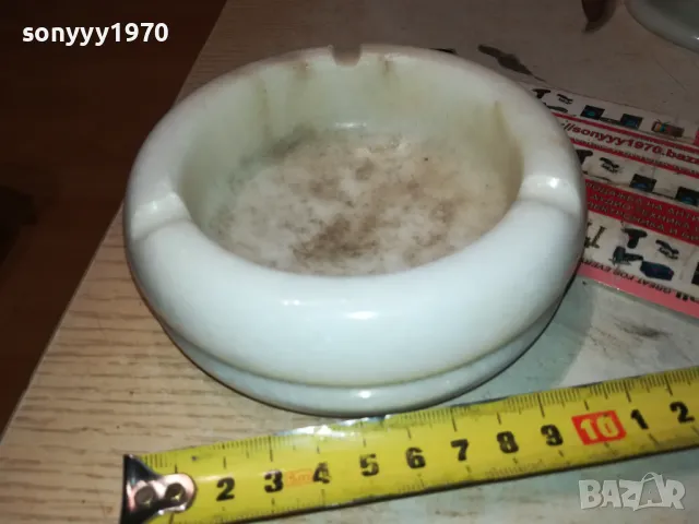 ПЕПЕЛНИК-МРАМОРЕН 1711241825, снимка 3 - Антикварни и старинни предмети - 48002675