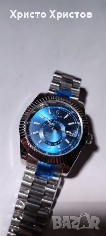 Мъжки луксозен часовник Rolex Sky-Diveller Oyster Perpetual 3 цвята , снимка 11 - Мъжки - 37047651