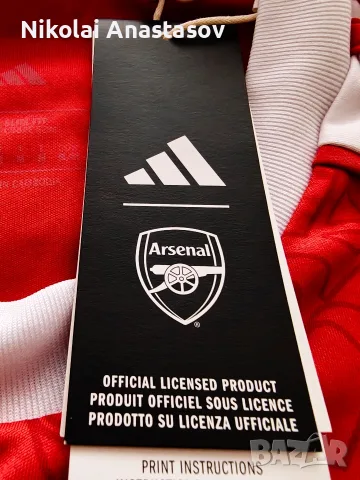 Тениска Adidas-Arsenal., снимка 4 - Тениски - 55742081