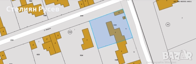 2 имота -232кв къща   / парцел 1440 кв двор  в с. Калипетрово, зад детската градина на ул. Зелен Син, снимка 5 - Парцели - 52887573