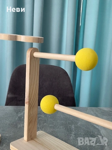 Комплект дървени стойки за аксесоари за коса, снимка 8 - Органайзери - 54172415