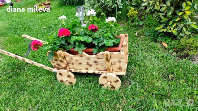 Дървена Каручка!!