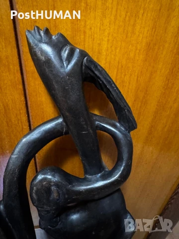 Африканска статуетка, снимка 3 - Статуетки - 51072249