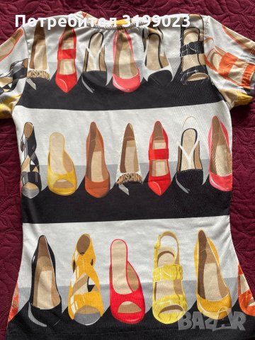 Дамска тениска MOSCHINO, снимка 3 - Тениски - 35566600