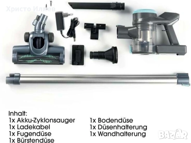 НОВА Вертикална акумулаторна Прахосмукачка CLEANmaxx Безжична ръчна , снимка 4 - Прахосмукачки - 54215119