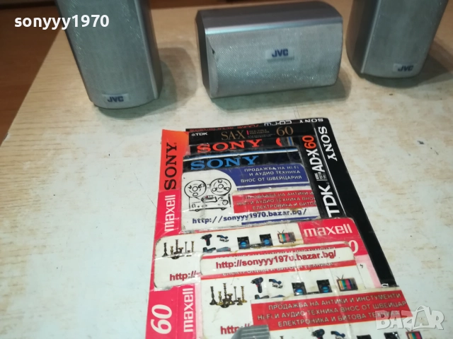 JVC X3-ЦЕНТЪР И ДВЕ КОЛОНИ-ВНОС SWISS 2408250716, снимка 3 - Тонколони - 51469548
