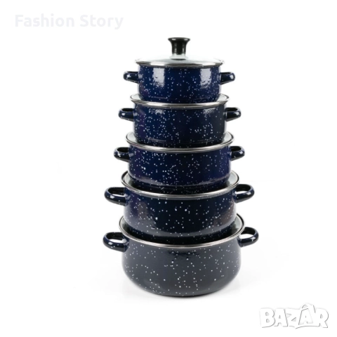 Комплект от 5 броя тенджери за домашна и професионална употреба 16/18/20/22/24см, снимка 4 - Съдове за готвене - 51919330