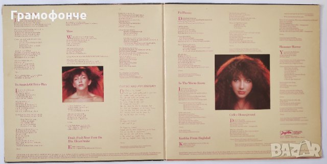  Kate Bush ‎– Lionheart - Кейт Буш - Wow, Hammer Horror, Symphony in Blue  и др, снимка 4 - Грамофонни плочи - 30588234