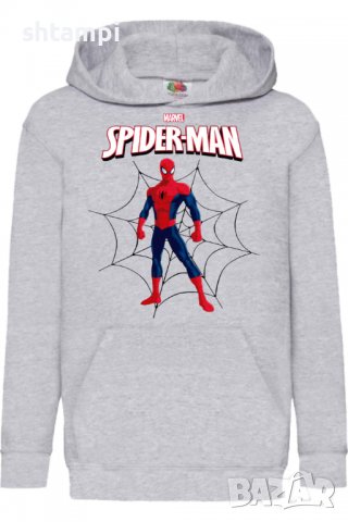 Детски Суитчър/Суитшърт Spider-man 14,Spider-man,Игра,Подарък,Изненада,Забавление,Рожден Ден, снимка 2 - Детски анцузи и суичери - 38355542