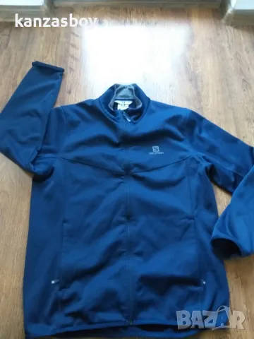 Salomon Full Zip Fleece - страхотно мъжко горнище Л, снимка 3 - Спортни дрехи, екипи - 49090130