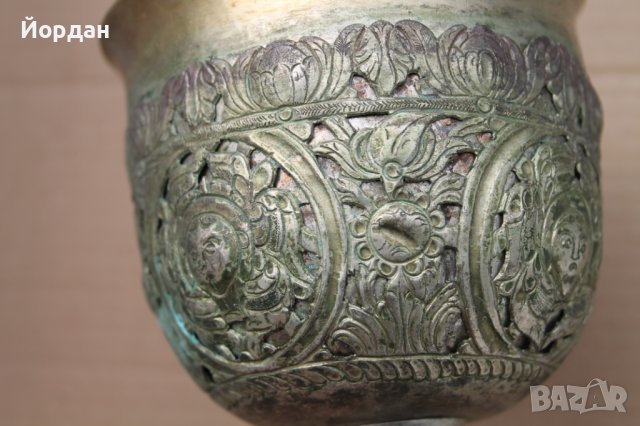 Сребърна чаша с позлата ''Потир'', снимка 4 - Антикварни и старинни предмети - 44389972