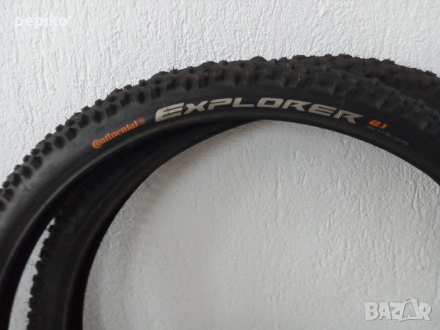 Продавам колела внос от Германия НОВИ гуми CONTINENTAL EXPLORER 26 цола, снимка 7 - Части за велосипеди - 30468309