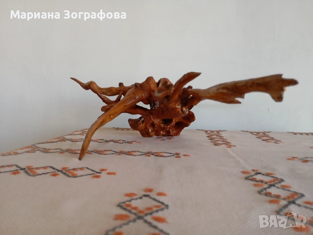 Скулптура, пластика от дърво в 4 ракурса, "Вечната гора", уникат, 1988 г., снимка 13 - Антикварни и старинни предмети - 47833100