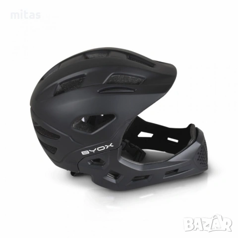 Детска кросова каска, Модуларна, Регулируема (48-56см),Олекотена 400g., снимка 4 - Аксесоари за велосипеди - 53879918