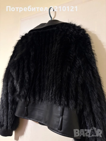 Дамско зимно кожено яке. , снимка 8 - Якета - 52629994