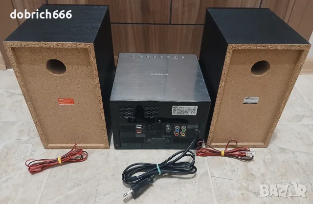Аудио DVD уредба Samsung USB CD FM Aux с тонколони , снимка 9 - Аудиосистеми - 56056479